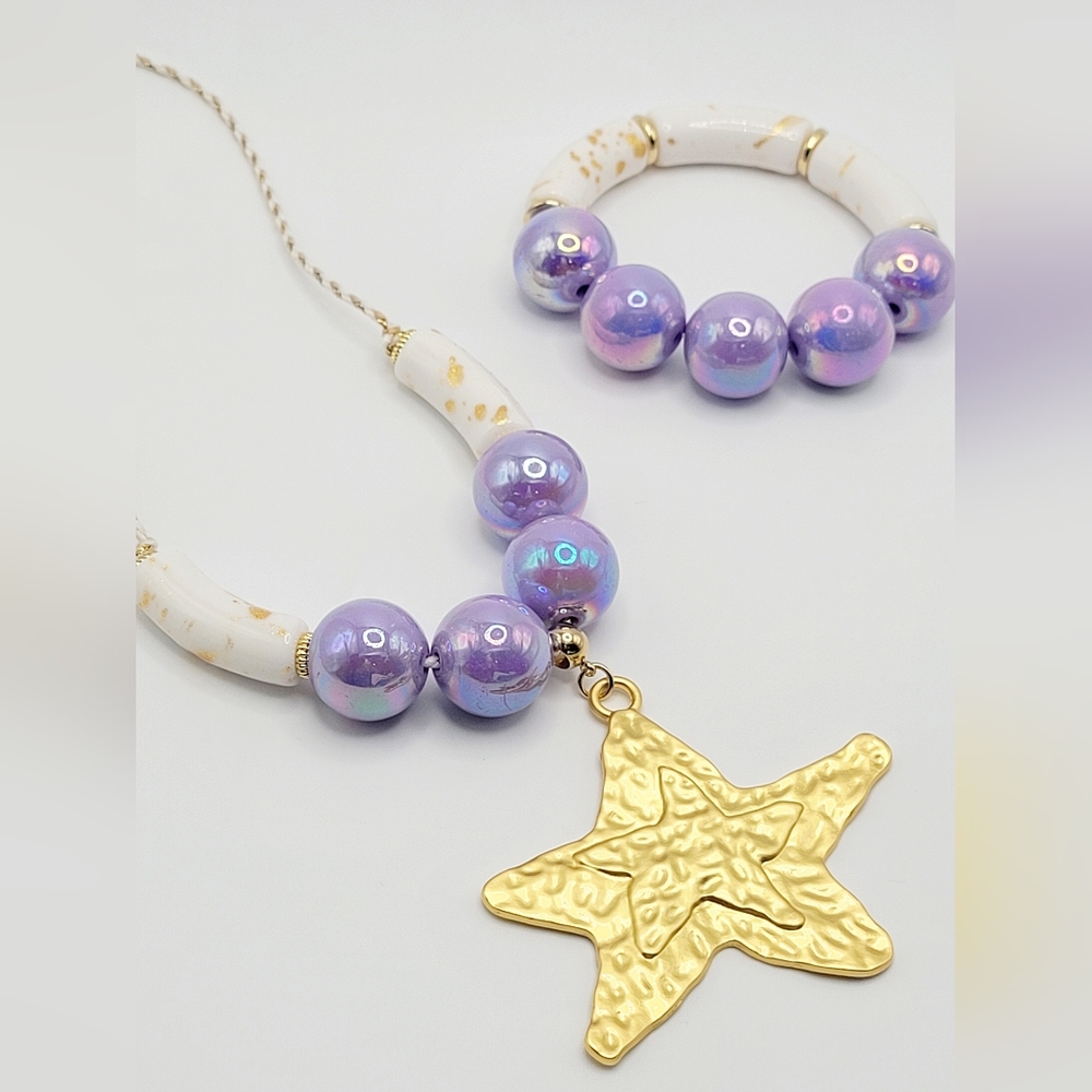 Necklace set with bracelet